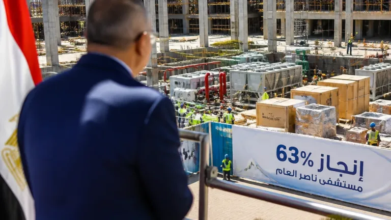 63% إنجازًا في تطوير مستشفى ناصر العام وتوجيهات بتعجيل تشغيل وحدة الغسيل الكلوي