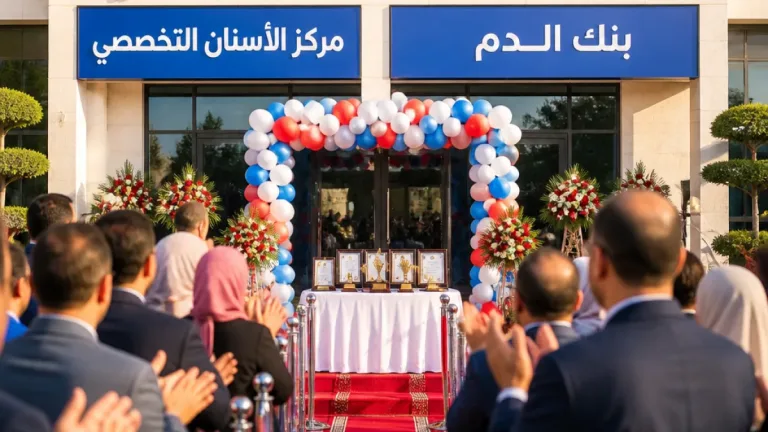 محافظ دمياط يفتتح مركزاً للأسنان وبنك دم في المستشفى التخصصي ويؤكد دعم المنظومة الصحية