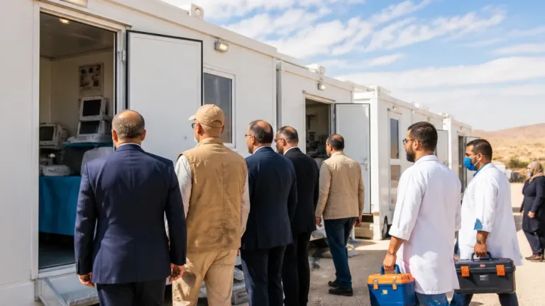 كرفانات طبية بدعم دولي ومحلي تعزز الخدمات الصحية في شمال سيناء