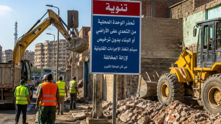 محافظ الغربية يواصل الموجة الثلاثين لإزالة التعديات وتطبيق الإجراءات القانونية بحسم