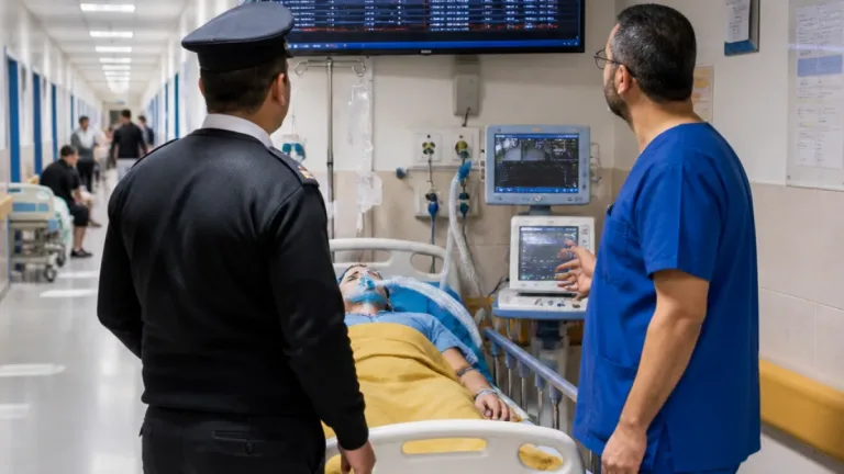 حادث داخل مستشفى بسوهاج: تأخر طبي وتدخل أمني أدى إلى مشادة وإحالة إدارية