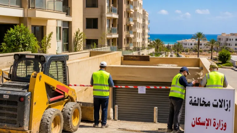 إزالات مخالفات بالبناء في القاهرة الجديدة ومواقع مرتبطة بالساحل الشمالي