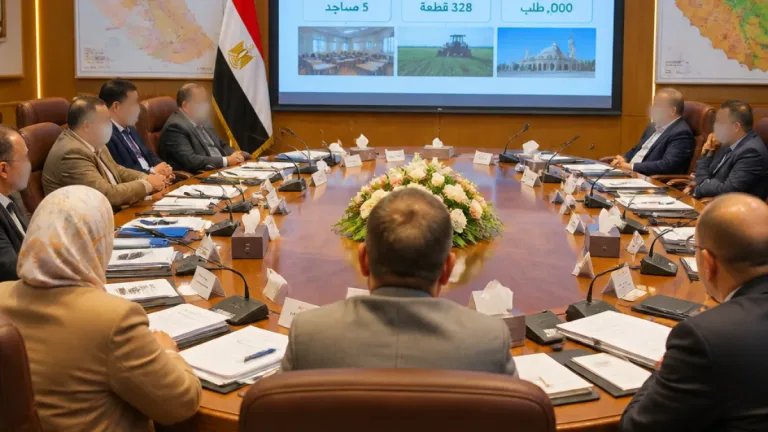 محافظ الوادي الجديد ترأس اجتماعاً تنفيذياً وتصدر حزمة قرارات للخدمات والتعليم والزراعة