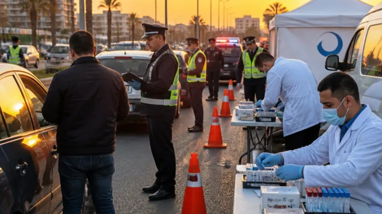 حملة أمنية وصحية في المنصورة لمراقبة تعاطي المخدرات ومخالفات المرور بشارع الجيش