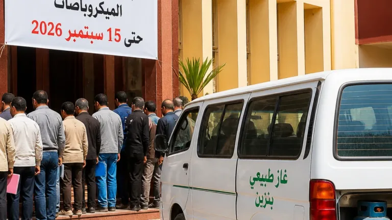 المنيا تمدد مهلة ترخيص الميكروباصات العاملة بالوقود المزدوج حتى 15 سبتمبر 2026