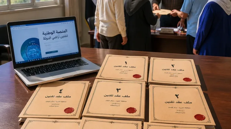الغربية تسلّم 7 عقود لتقنين أراضي أملاك الدولة عبر المنصة الوطنية