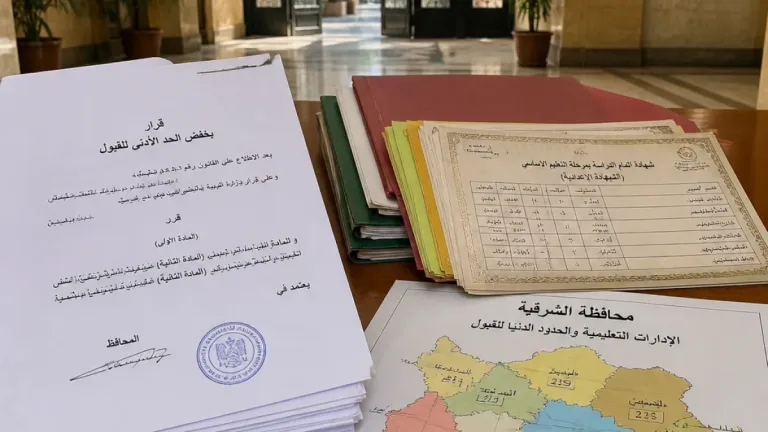 محافظ الشرقية يخفض الحدود الدنيا لتنسيق القبول بالثانوي العام والفني للعام الدراسي 2026/2027