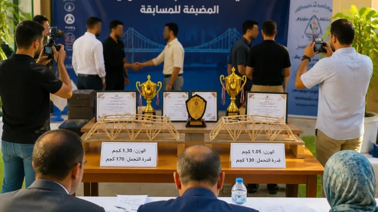 طلاب جامعة المنوفية يتوّجون بالمركز الأول مناصفة في مسابقة الجسور الابتكارية IBC 2026