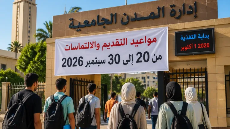 جامعة الأقصر تحدد قواعد سكن طلاب المدن الجامعية وتفتح باب الالتماسات للعام 2026/2027