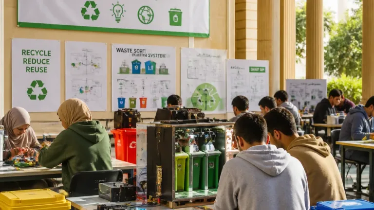 جامعة الإسكندرية تؤهل فرقاً طلابية في الإسكندرية لمسابقة وطنية لإدارة المخلفات
