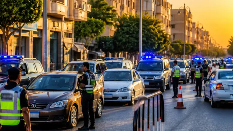حملة مكبرة بقيادة مدير أمن الأقصر لفرض الانضباط في شارع المدينة المنورة