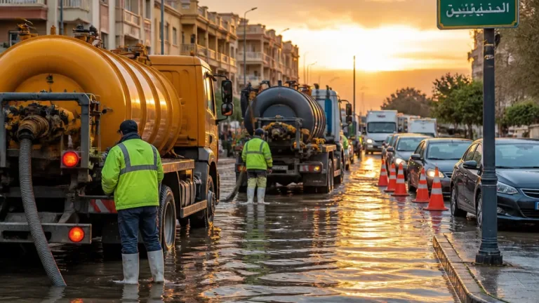 رفع تجمعات مياه وفتح طريق «أرض الجمعيات» بالإسماعيلية بعد تحرك طوارئ فوري