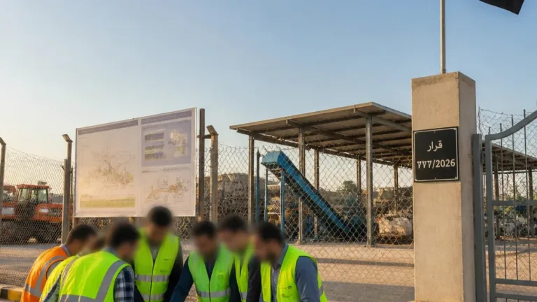بنها تبدأ استلام المحطة الوسيطة للمخلفات بكفر الحمام تمهيدًا لافتتاحها خلال العيد القومي