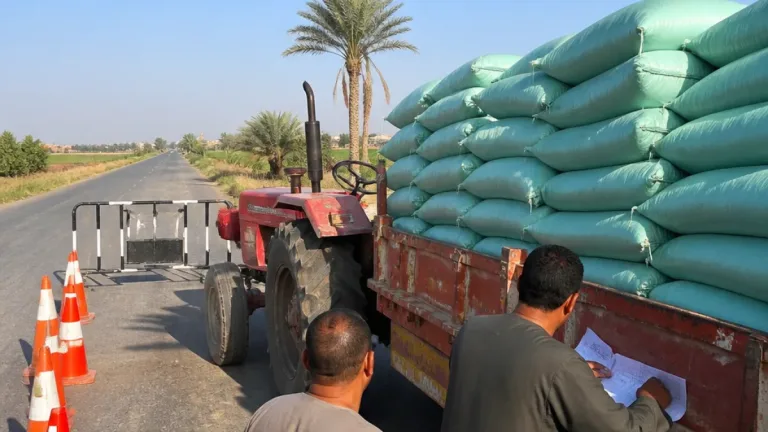 ضبط 77.7 طن قمح مهرّب بطهطا وتحويل المضبوطات للنيابة في إطار حملات موسم التوريد