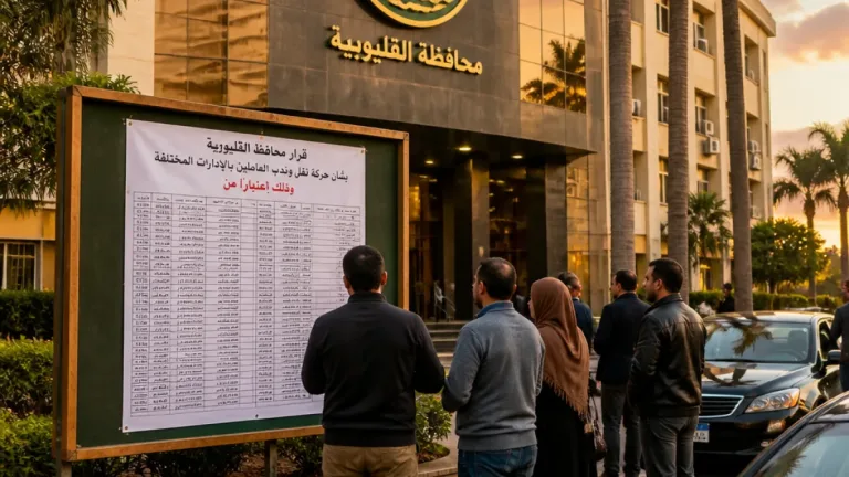 محافظ القليوبية يعتمد حركة لمديري ووكلاء الإدارات التعليمية ضمن خطة لإعادة التنظيم