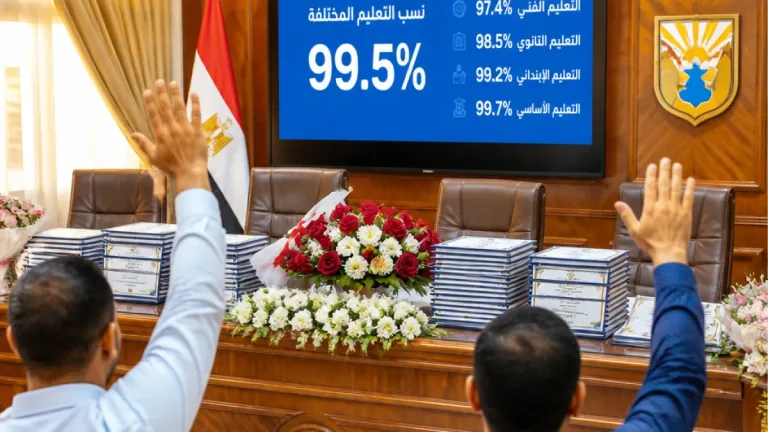 محافظ جنوب سيناء يعتمد نتائج الدور الثاني للإعدادية بنسبة نجاح بلغت 99.5%