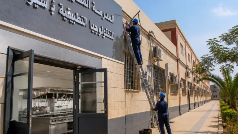 محافظ أسيوط يطالع جاهزية مدارس المصرية‑الإيطالية للتكنولوجيا التطبيقية قبل انطلاق العام الدراسي