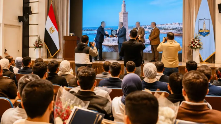 تكريم أوائل الشهادات في الإسكندرية بحضور محافظ المحافظة وقادة التعليم
