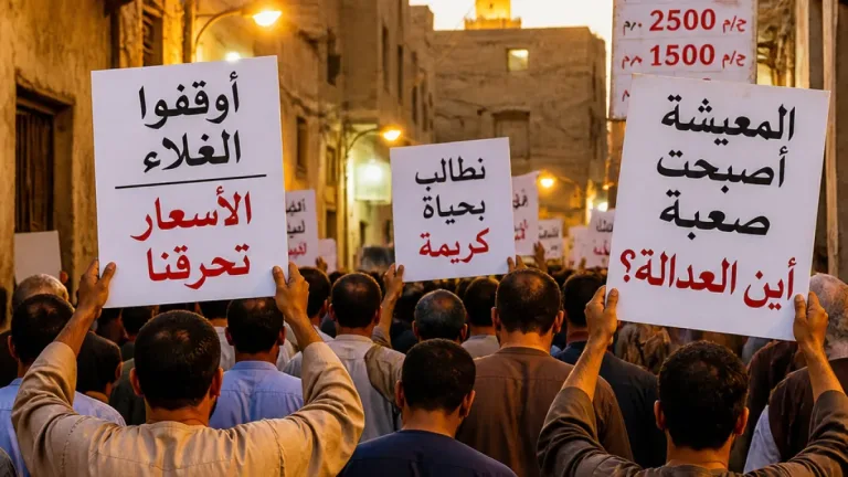 احتجاجات سكان المعنا بقنا بعد قفزة أسعار تقنين الأراضٍ إلى 8 آلاف جنيه للمتر