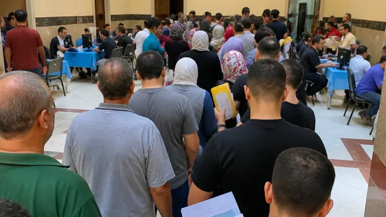 توافد طلبة الثانوية إلى مكاتب تنسيق جامعة المنصورة لتسجيل رغبات المرحلة الثانية