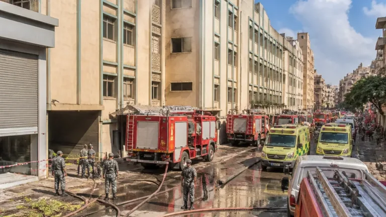 حريق محدود في ديوان إدارة غرب تعليم الإسكندرية بسبب ماس كهربائي دون خسائر
