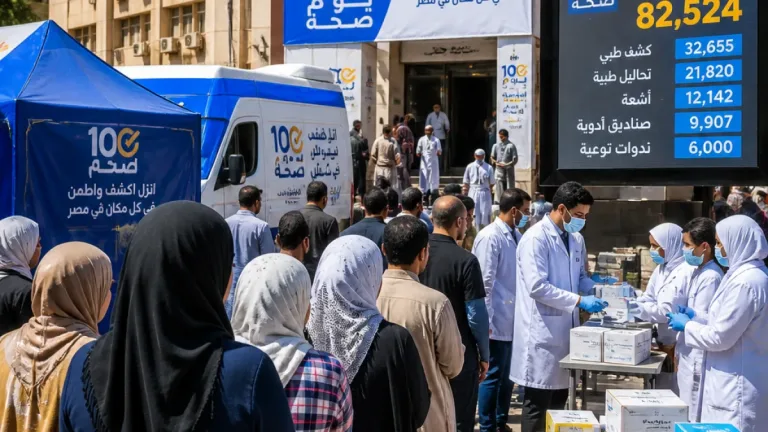 مديرية الصحة بالدقهلية: أكثر من 82 ألف خدمة طبية ووقائية في اليوم السابع عشر من «100 يوم صحة»