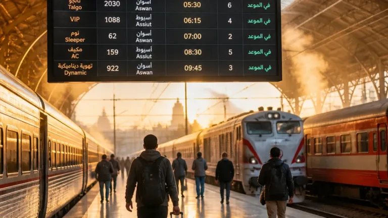 هيئة السكك تعلن جداول تشغيل قطارات القاهرة ـ أسيوط ـ أسوان اليوم مع تنوع الأسطول