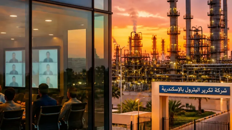معمل الإسكندرية للبترول يرفع معدلات التشغيل إلى 83% ويزيد إنتاج الوقود والصناعات