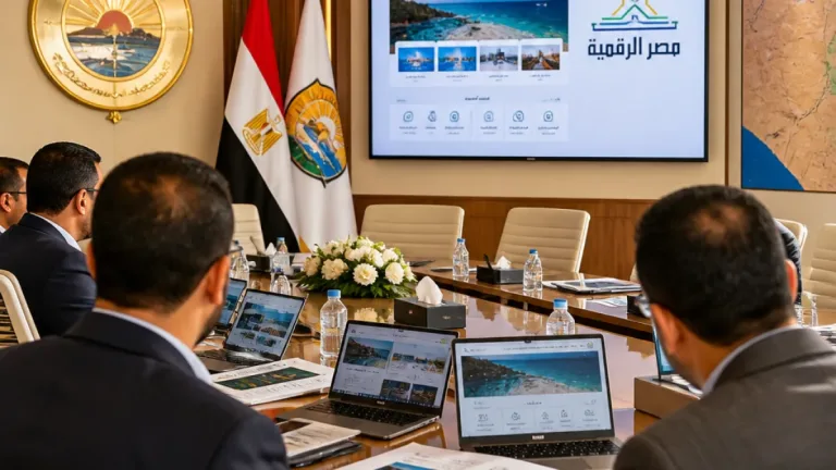 نائب محافظ مطروح يترأس اجتماعًا لمتابعة تطوير البوابة الإلكترونية بالمحافظة