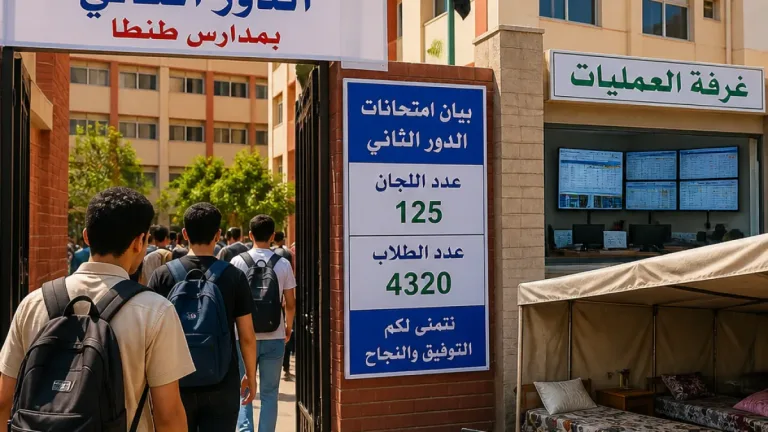 الغربية تستقبل 8612 طالبًا في امتحانات الدور الثاني للثانوية العامة بدءًا من 22 أغسطس