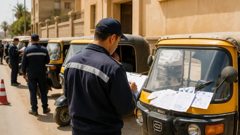 حملات ضبط وتقنين: محافظة قنا تقنن 893 مركبة «توك توك» وترسخ تنظيم الحركة بالقرى