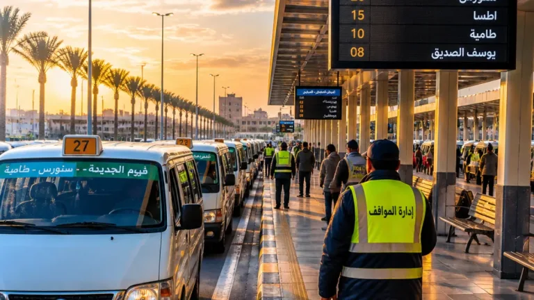 الانتهاء من تطوير وتشغيل مواقف دمو وسنهور والسلخانة في الفيوم لتطوير منظومة النقل