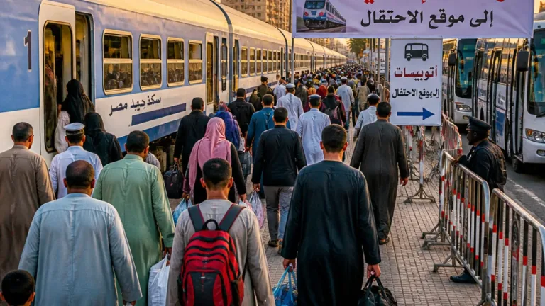تشغيل القطار الثالث الإضافي إلى أسيوط لتسهيل تنقل زوار احتفالات عيد السيدة العذراء بدير درنكة