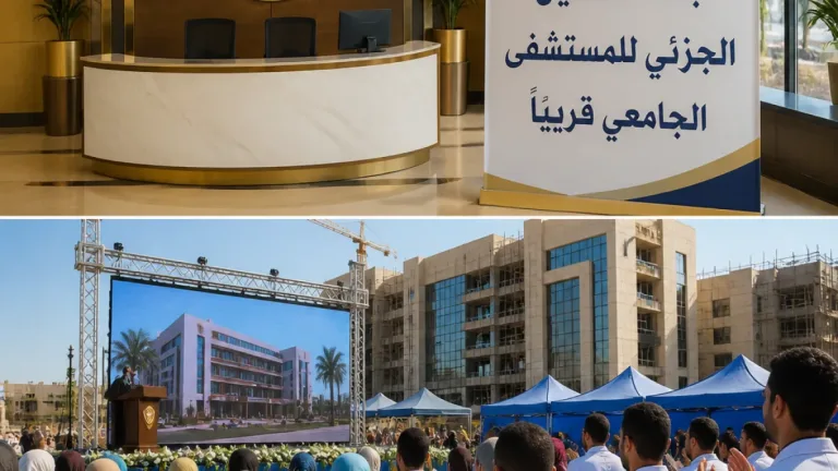 جامعة الأقصر تعلن بدء التشغيل الجزئي للمستشفى الجامعي دعماً لتدريب طلاب كلية الطب