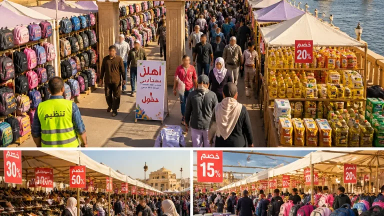 معرض «أهلًا مدارس» على كورنيش النيل في المنيا غدًا لتوفير احتياجات الأسر قبل الدراسة