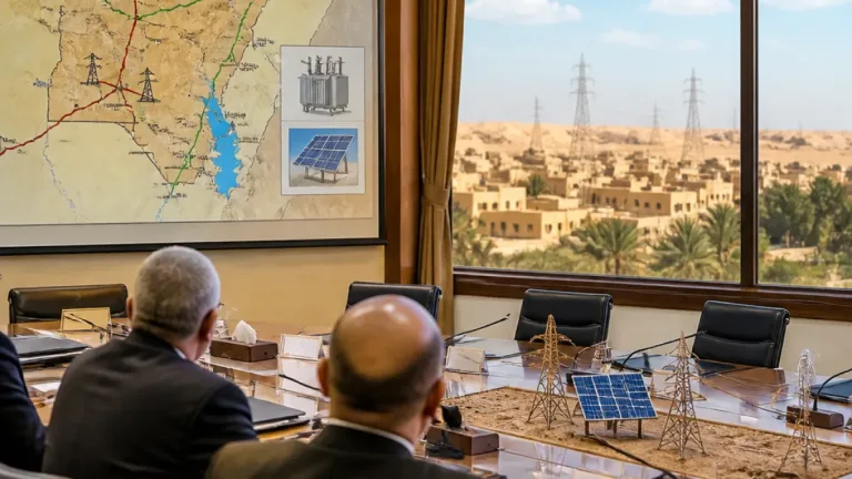 محافظة الوادي الجديد تُباشر دراسة ربط الفرافرة بالشبكة القومية للكهرباء لتدعيم الاستثمار