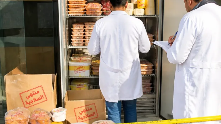 ضبط ربع طن سلع غذائية منتهية الصلاحية ببندر الأقصر خلال حملة تموينية