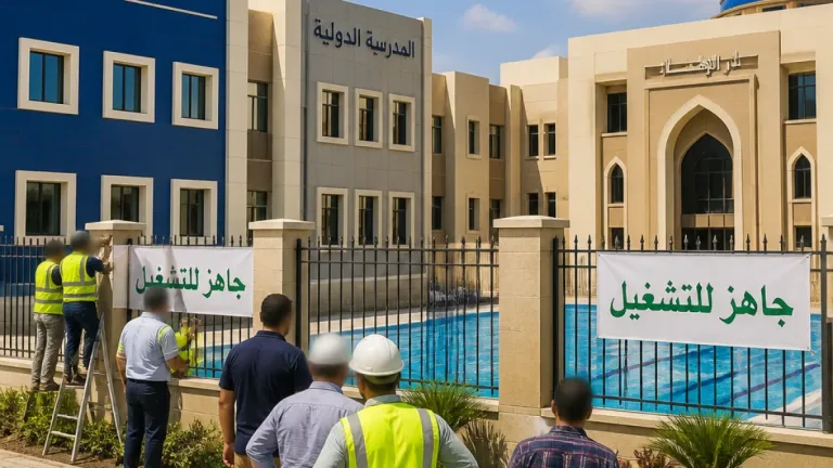 محافظ السويس يتفقد المدارس ودار الإفتاء والمرافق الرياضية قبل التشغيل الرسمي