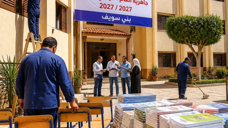 بني سويف ترفع حالة الجاهزية للعام الدراسي وتطالب بعدم التساهل مع مظاهر الإهمال في المدارس
