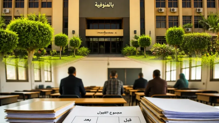محافظ المنوفية يخفض تنسيق الصف الأول الثانوي لتسهيل استكمال كثافات الفصول