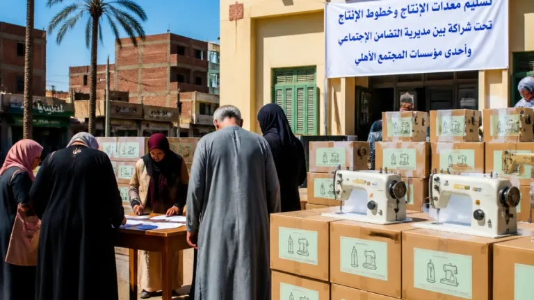 مديرية التضامن بالغربية تسلّم 9 مشاريع تنموية لمتلقى الدعم لتحويلهم إلى منتجين