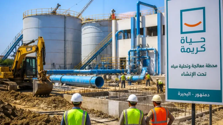 البحيرة تنفذ 9 محطات مياه جديدة ضمن خطة «حياة كريمة» لتعزيز الإمداد