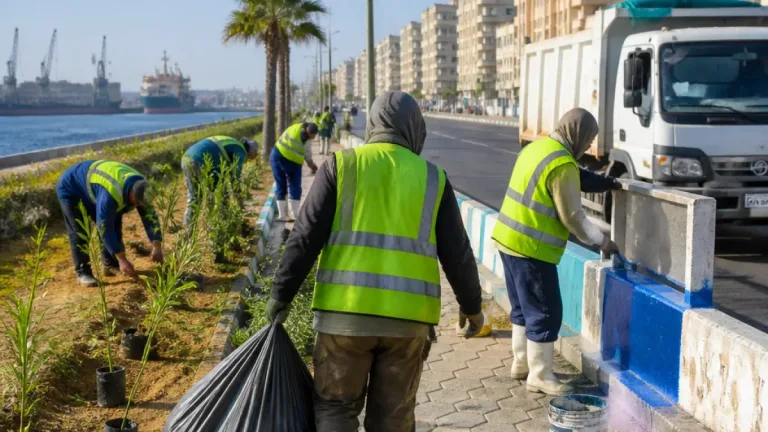 مبادرة «سويسنا أجمل بينا» تستمر فى تجهيز شوارع السويس بمشاركة جامعة السويس والمجتمع المدني