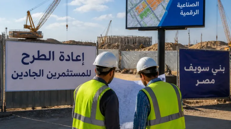 الهيئة تسترد أراضي صناعية شاغرة في بني سويف وتعيد طرحها للمستثمرين الجادين