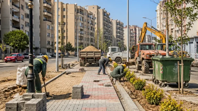 جولة ميدانية في مساكن الضواحي ببورسعيد لإنهاء أعمال التطوير ورفع كفاءة البنية التحتية