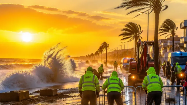 محافظة البحيرة ترفع حالة الطوارئ استعدادًا لرياح شديدة وارتفاع أمواج على السواحل