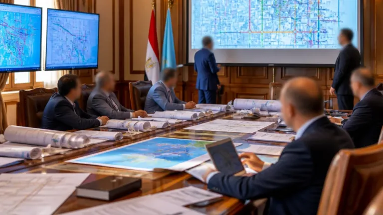 دمياط تبدأ خطوات إنشاء مركز معلومات لشبكات المرافق بالتعاون مع الجيزة