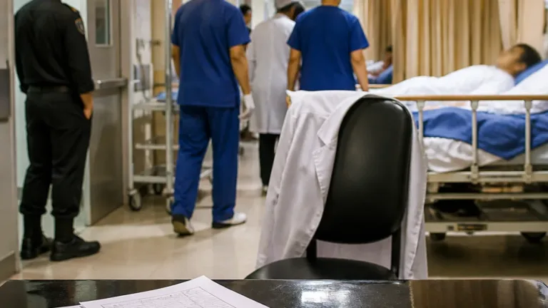ضبط مدّعي كونه طالب امتياز وارتدى المعطف الأبيض داخل مستشفى جامعة بني سويف