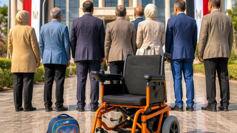 محافظ القليوبية يوجّه بتوفير كرسى كهربائى لطفل مصاب بضمور العضلات لتسهيل حركته
