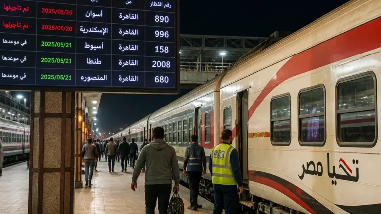 سكك حديد المنيا تعدّل مواعيد وتركيبات قطارات الصعيد وتعلن إيقاف تشغيل بعض الرحلات